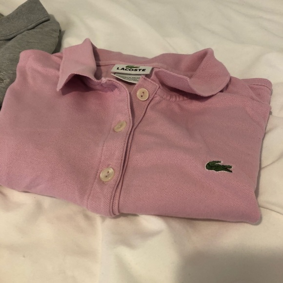 Lacoste pink polo - Picture 4 of 4